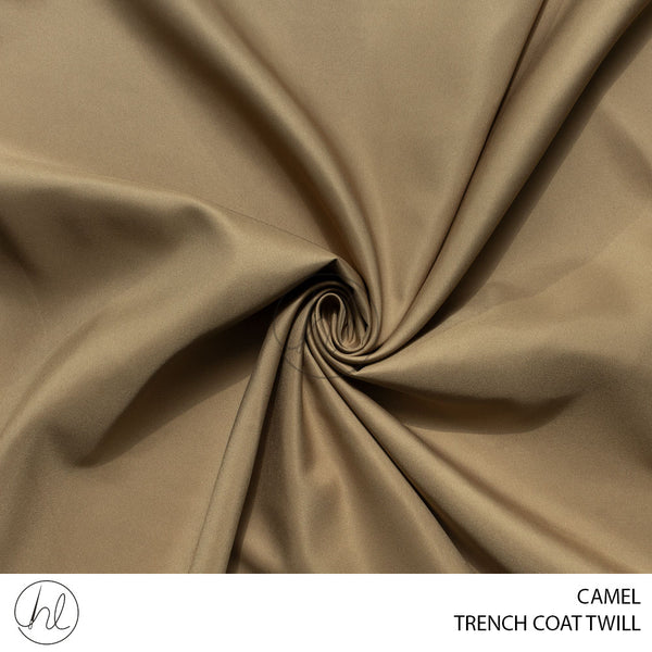 Trench Coat Twill (56) Camel (140cm) Per M