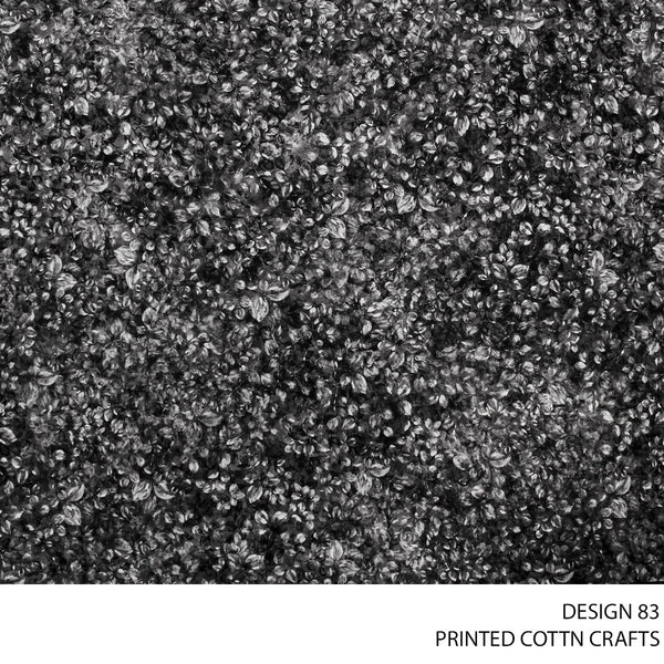 COTTON CRAFT DIGITAL FABRIC BLACK ROLL ROLL 001