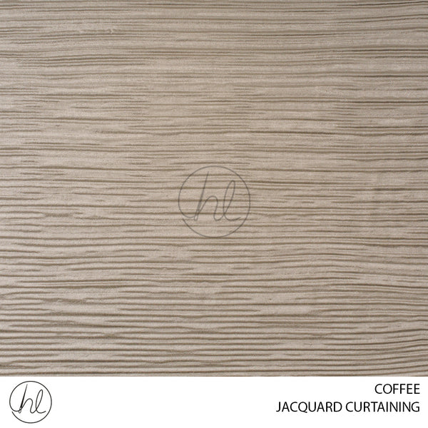 JACQUARD CURTAINING 51 (COFFEE) (280CM WIDE) PER M