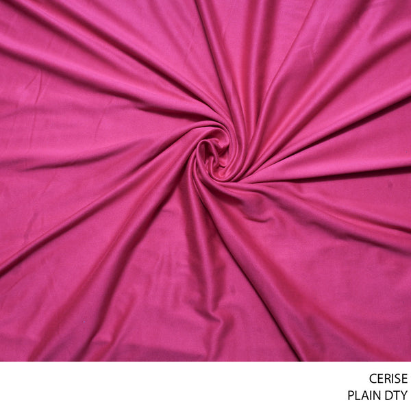 DTY PLAIN FABRIC 150CM CERISE