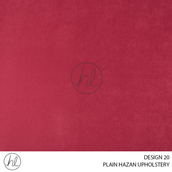 PLAIN HAZAN UPHOLSTERY (DESIGN 20) (LIGHT RED) (140CM WIDE) PER M