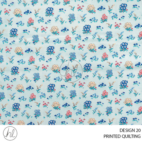 PRINTED QUILTING (51) MULTI (110CM) PER M