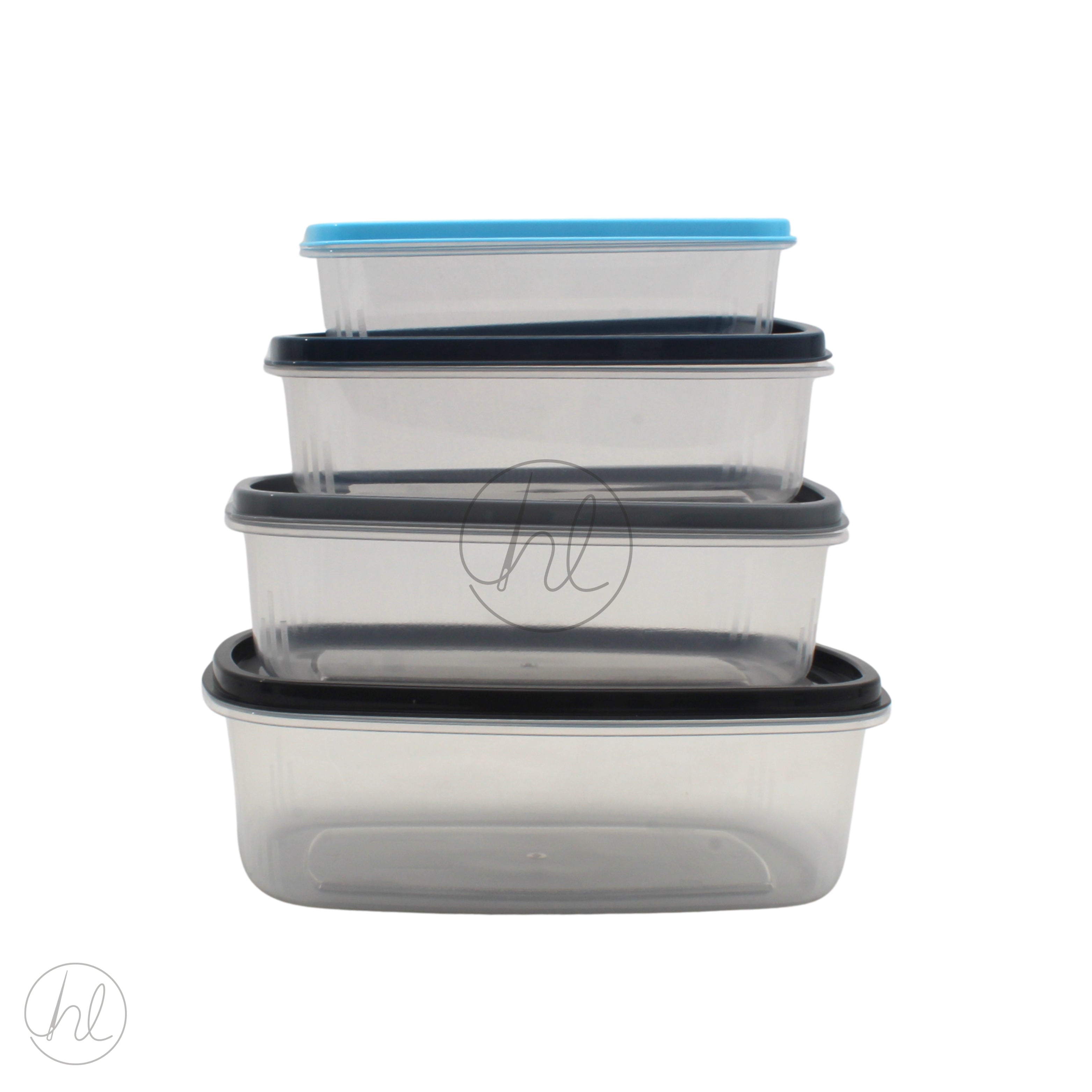 CONTAINER RTG RECT 4PCS MULTI – Habby And Lace