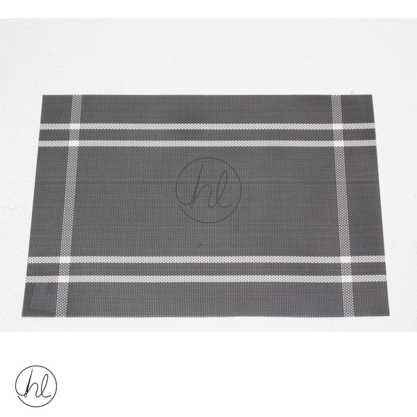 Placemats Blk/Wht