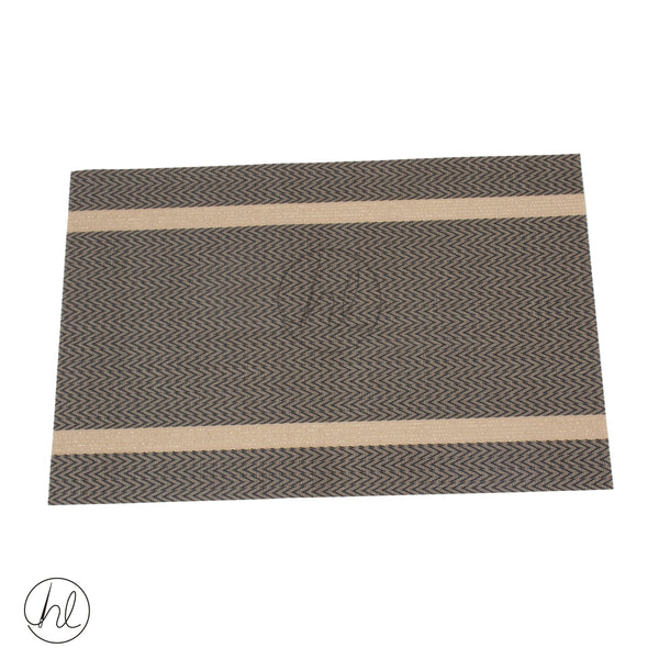 Placemats Blk/Gold