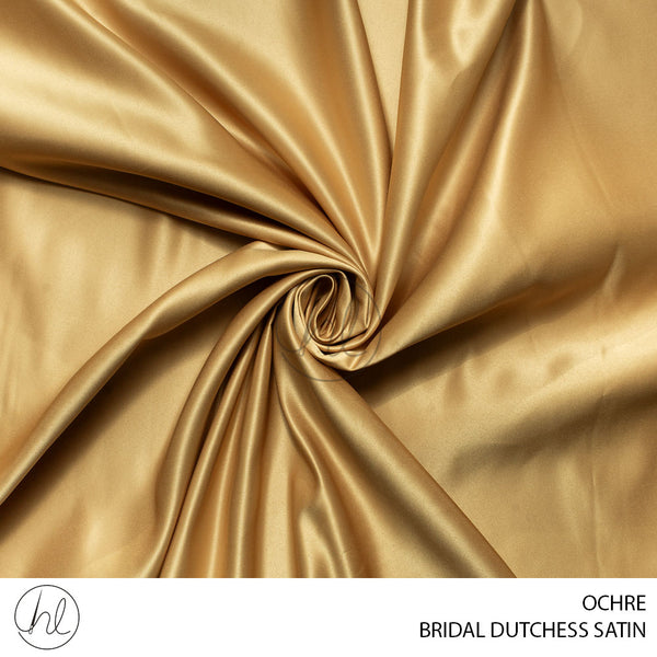 Bridal Dutchess Satin (781) Ochre (150cm) Per M