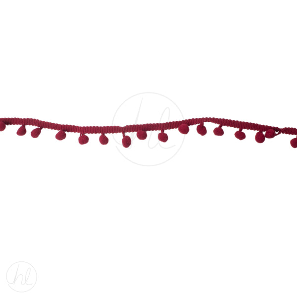 POM POMS P/M  MAROON MED