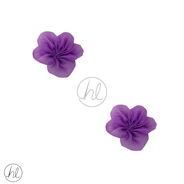 FLOWERS FANCY	(4CMX4CM)	(PURPLE)