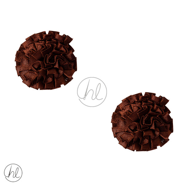 FLOWERS  FANCY (5CMX5CM)	(BROWN)