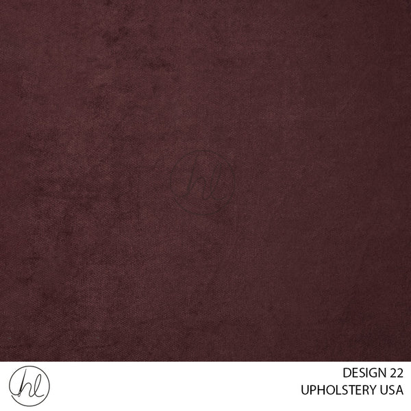 UPHOLSTERY USA 681 (DESIGN 22) (MAROON) (140CM WIDE) PER M