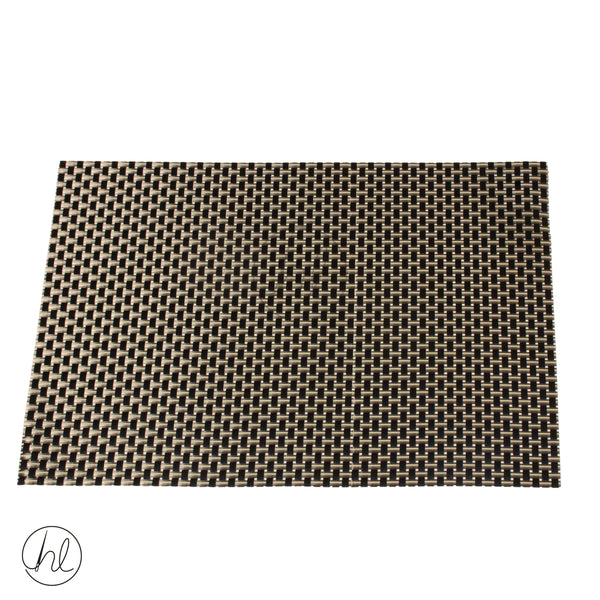 Placemats Blk/Gold