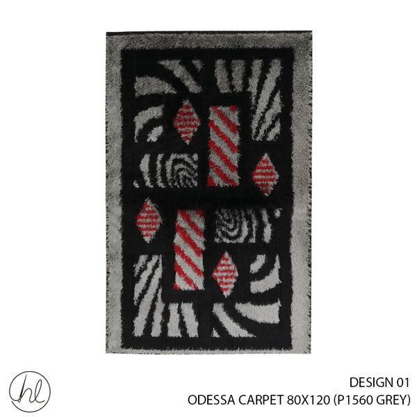 ODESSA CARPET (80X120) (DESIGN 01) (GREY)