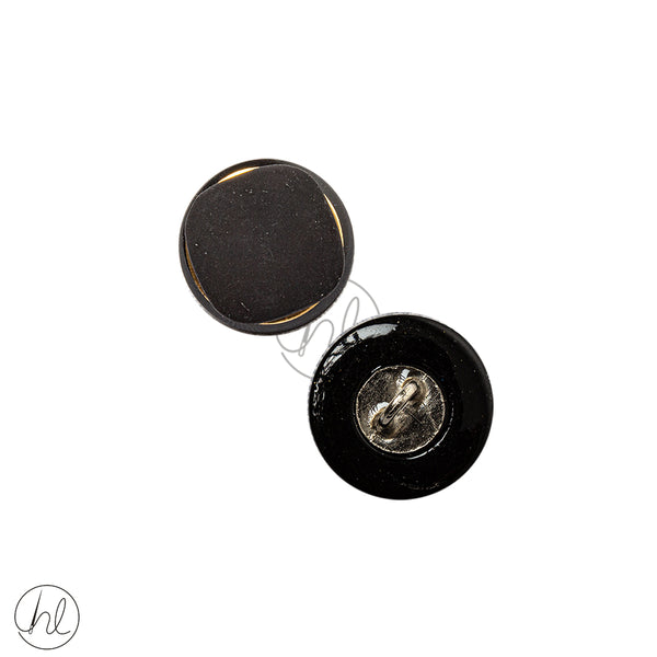 Buttons Fancy  (15mm)	(Black)