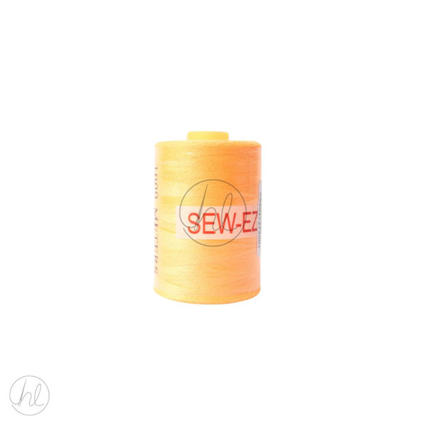 THREAD SEW-EZI 1000MTR COL ORANGE FREE 1
