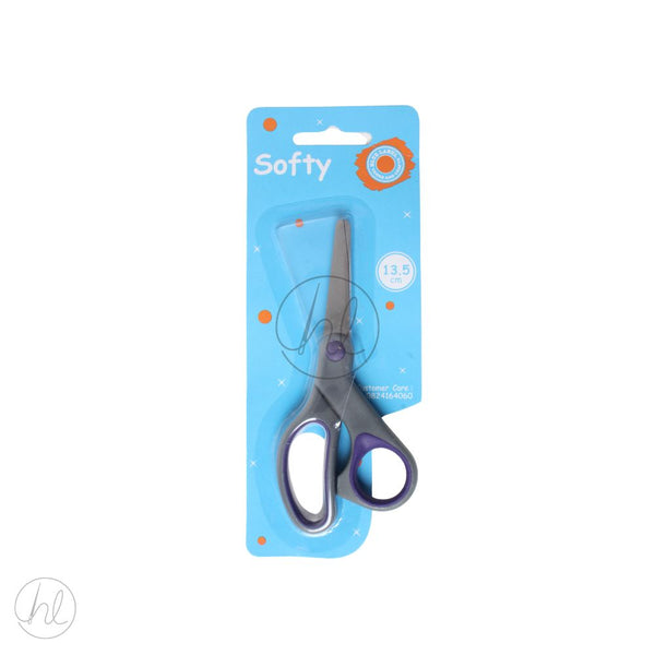 SCISSOR SOFTY 13.5CM GREY FREE