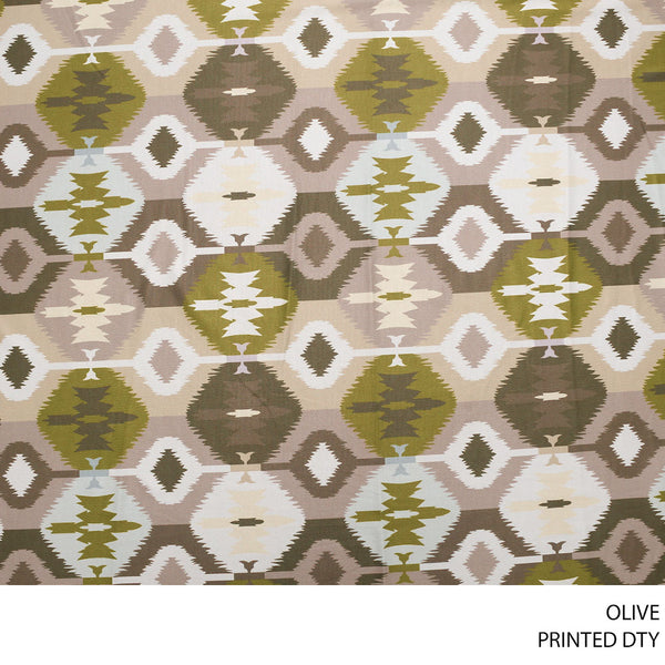 DTY PRINTED FABRIC OLIVE ROLL ROLL 007