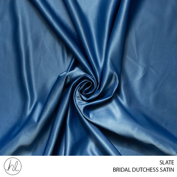 Bridal Dutchess Satin (781) Slate (150cm) Per M