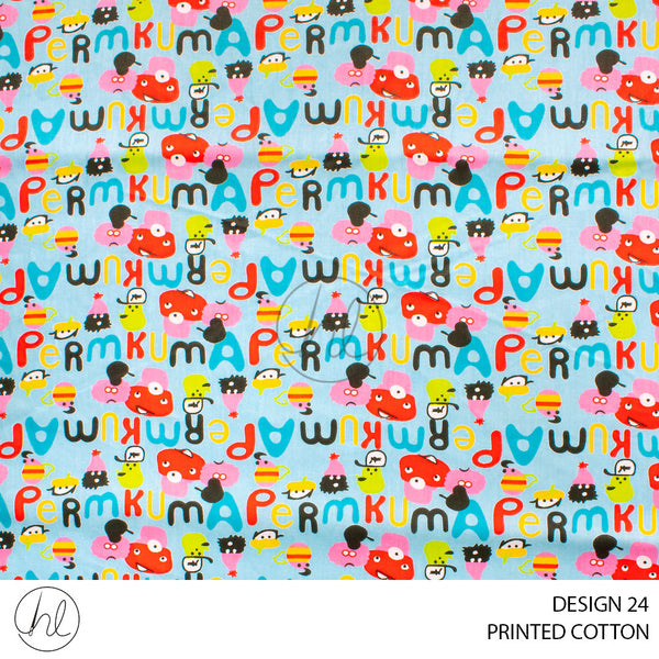 COTTON CRAFTS FACES & LETTERS MULTI ROLL ROLL 001