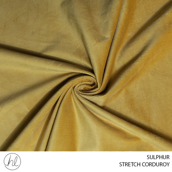 STRETCH CORDUROY (51) SULPHUR (150CM) PER M