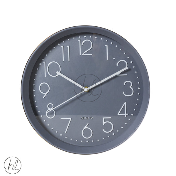 CLOCK WALL 550	(GREY) ABY-4731