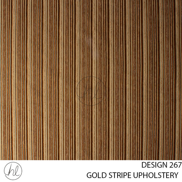 C/D Upholstery Gold Stripe