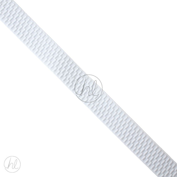 ELASTIC NON CURL 25MM  WHITE FREE 1