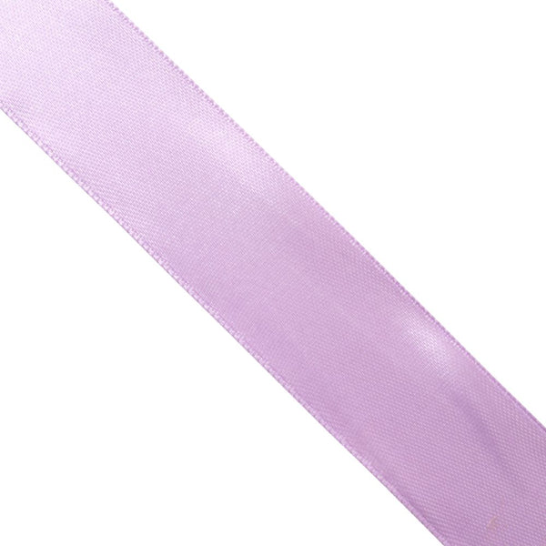 SATIN RIBBONS (LILAC) 25MM PER ROLL