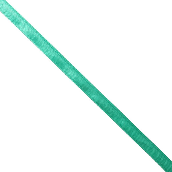 SATIN RIBBON 6MM X 30M PER ROLL EMERALD
