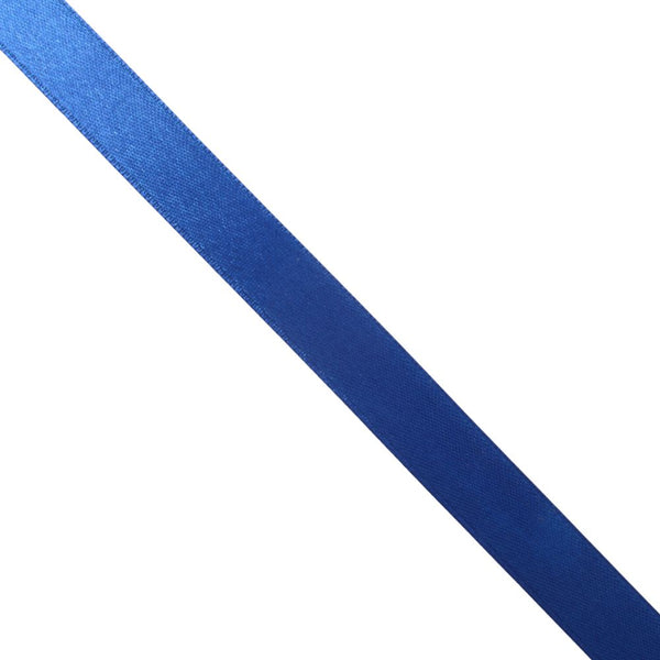 SATIN RIBBONS (ROYAL BLUE) 15MM PER ROLL