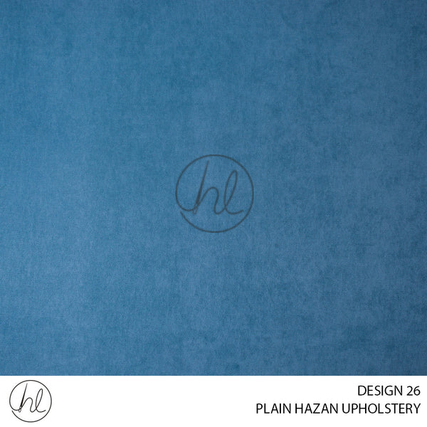 PLAIN HAZAN UPHOLSTERY (DESIGN 26) (L/BLUE) (140CM WIDE) PER M