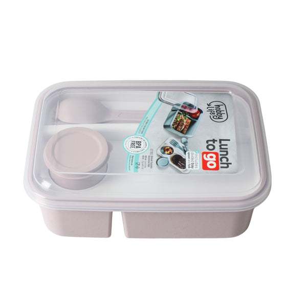 LUNCH BOX TO GO  PINK FREE