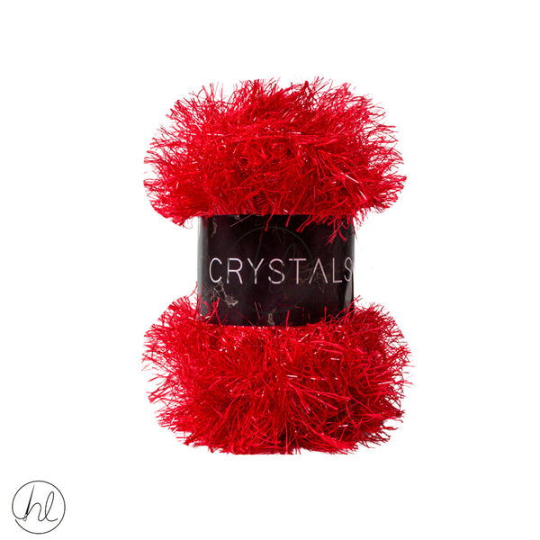 Crystal Feathers Yarn	(50G) (Red)