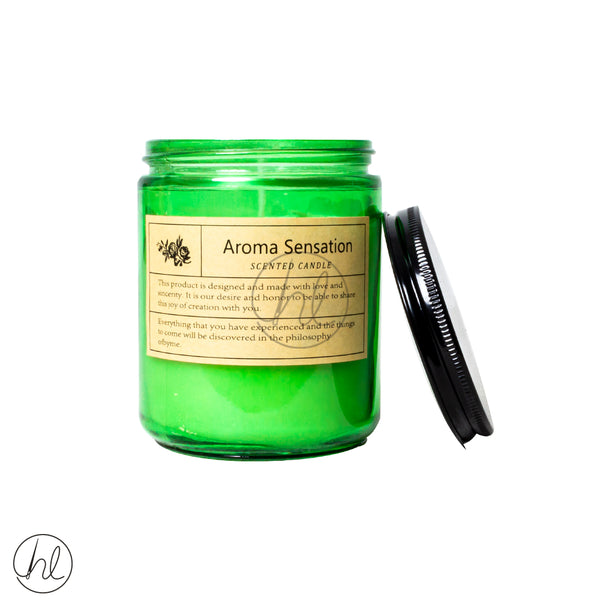 AROMA LUXURY SCENTED CANDLE (ABY-4339) (GREEN)