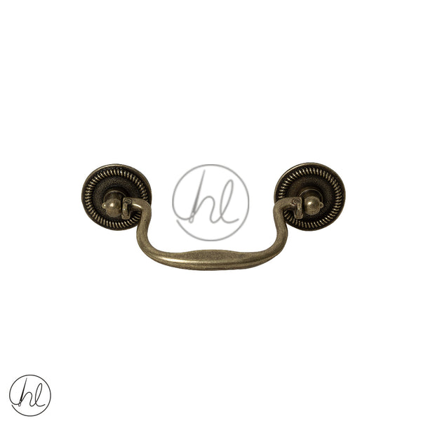 HANDLE AND ROSE DROP 90CC (ANTIQUE BRASS)