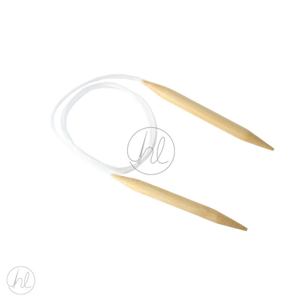 NEEDLES CIRCULAR KNIT BAMBOO BROWN 12MM