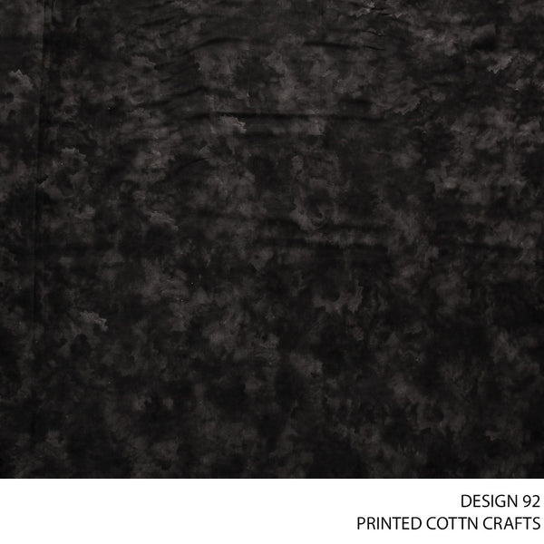 COTTON CRAFT DIGITAL FABRIC BLACK ROLL ROLL 002