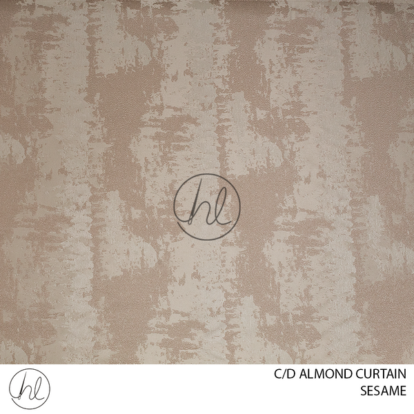 C/D Almond Curtain (GDK015B CP) (280cm) (Sesame)