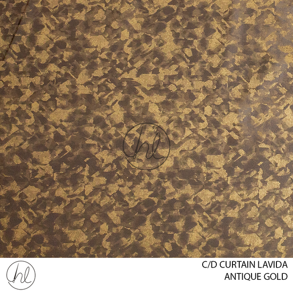 C/D Curtain Lavida (GHY069C CP) (280cm) (Antique Gold)