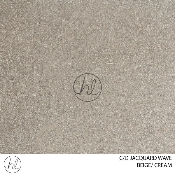 C/D Jacquard Wave (CP)(280cm) (Cream Beige)