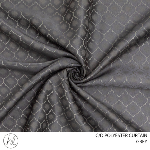 C/D Polyester Curtain (455-CP)(280cm) Grey