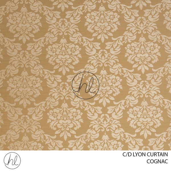 C/D Lyon Curtain (GDD006A CP) (280cm) (Cognac)