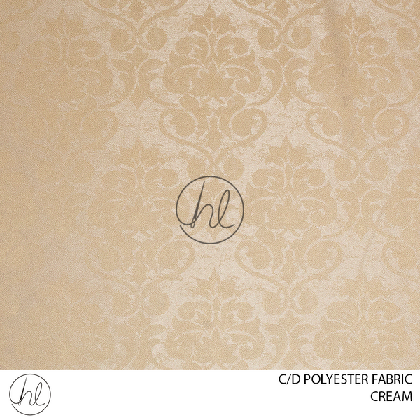 C/D Polyester Fabric (JY-07) (280cm) (Cream)