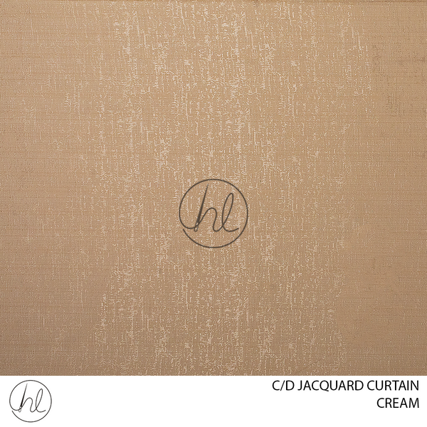 C/D Jacquard Curtain (280cm) (Cream)