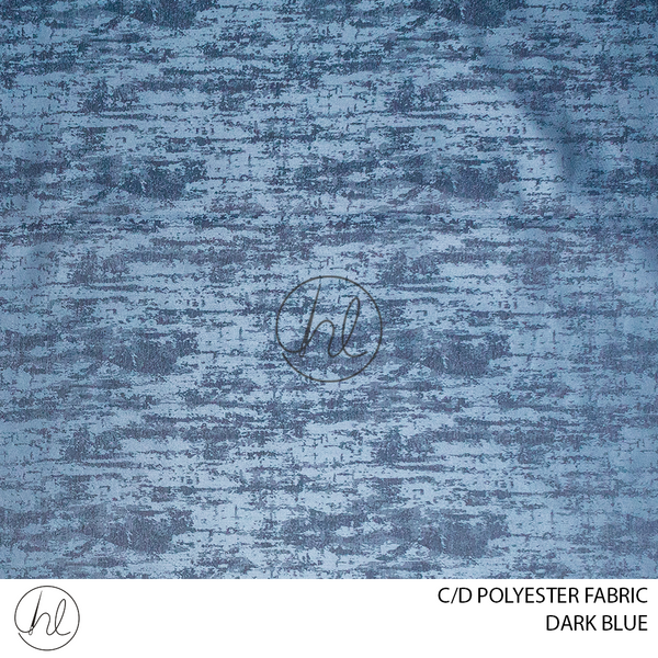 C/D Polyester Fabric (JY 17 CP)	(280cm)	(Dark Blue)