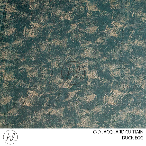 C/D Jacquard Curtain	(SF09 CP) (280cm) (Duck Egg)