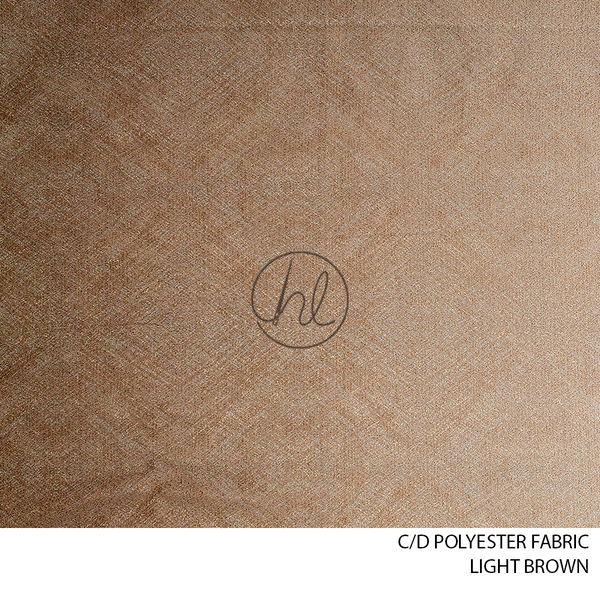 C/D Polyester Fabric (JY-19 CP)	(280cm)	(Light Brown)