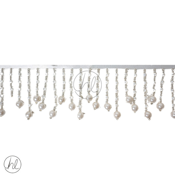 Fringe Beaded (6cm)	(Off/White)