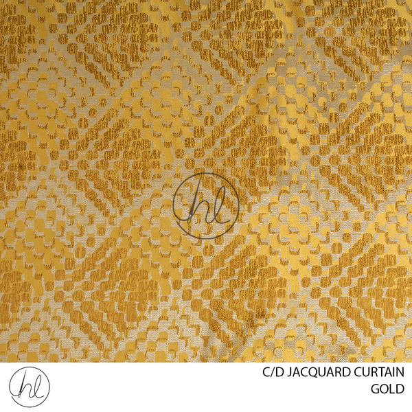 C/D Jacquard Curtain	(JF657 D5 CP) (280cm) (Gold)