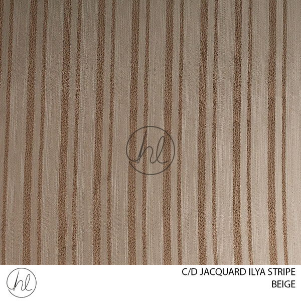 C/D Jacquard Ilya Stripe (42404 CP) (300cm) (Beige)