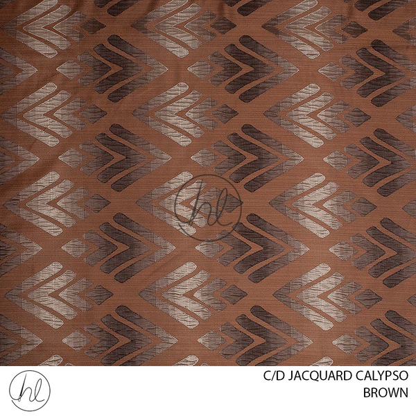 C/D Jacquard Calypso	( 4303 CP) (280cm) (Brown)